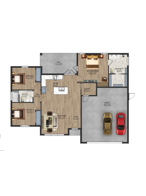 The Aubrey floor plan preview image