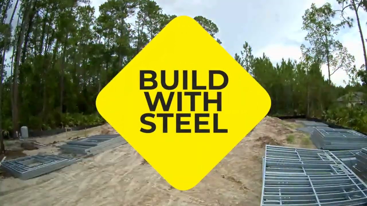 Behind the Build series episode title slide Build with Steel preview image