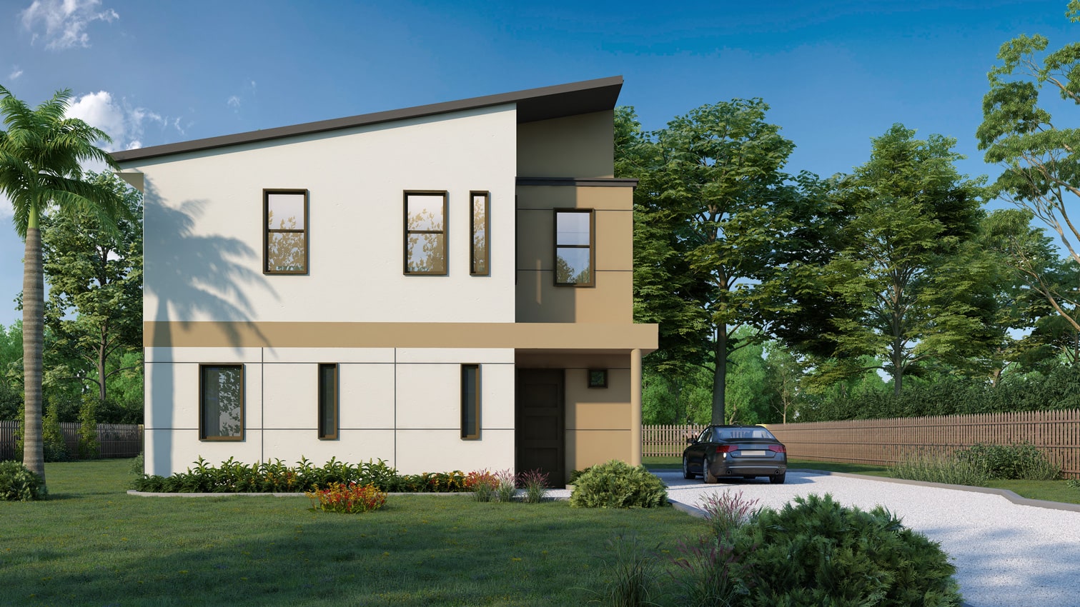 rendering of the Cardi steel kit home