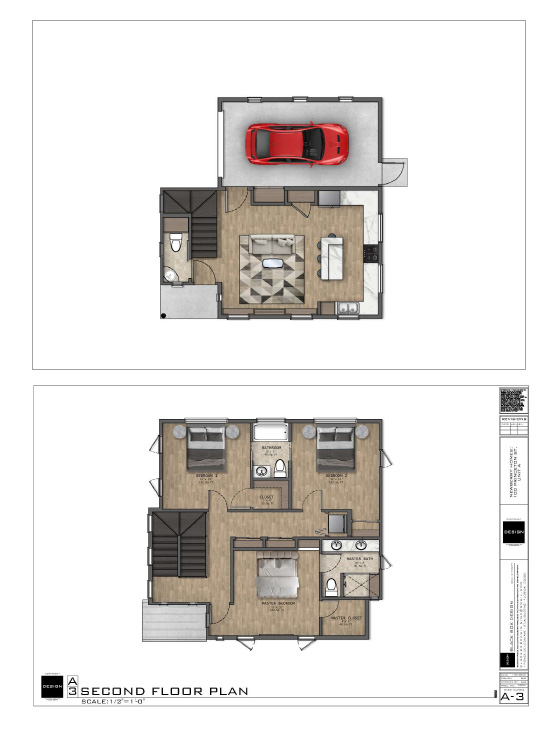 floor plan for the Cardi steel kit home