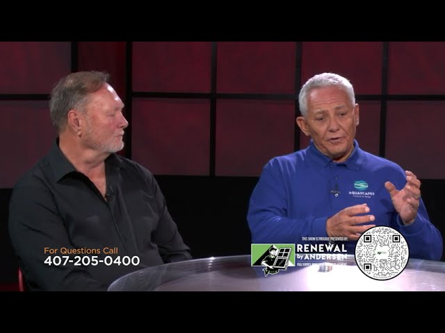 Mike Newberry and David Martineaux of Aquascapes are interviewed on the program You Have Real Estate about the process to build a pool in the Central Florida area