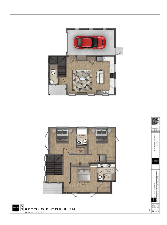 floor plan for the Sammy steel kit home