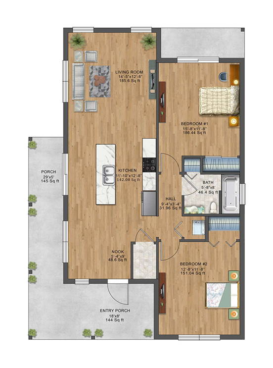 The Angel 2.0 floor plan preview image