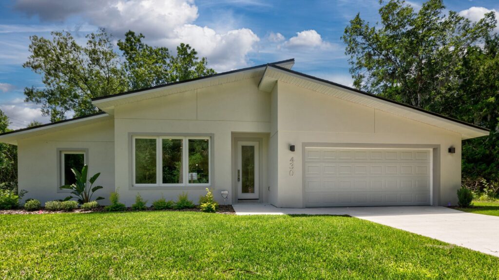 The Aubrey home in New Smyrna Beach, Florida